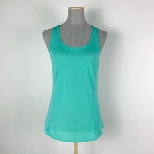 Lululemon Ruffle Detail Tank Turquoise